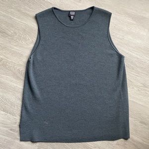Eileen Fisher Sleeveless Sweater Italian Yarn